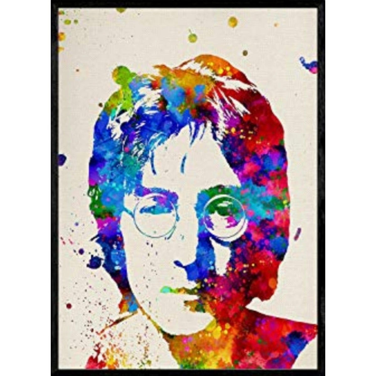 POSTER John Lennon Aquarell A4 Rahmenlos - Klar, Papier (29.7/5/21cm) - Nacnic