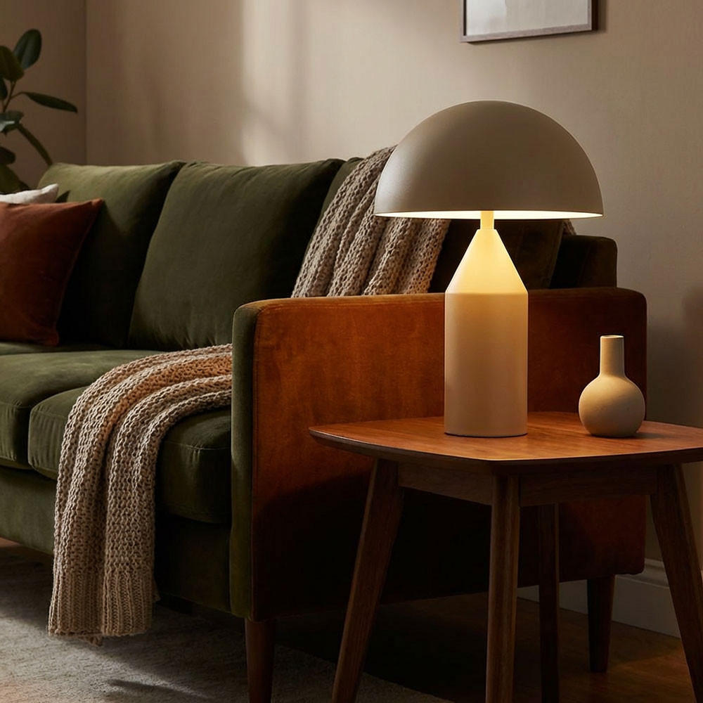 Thumbnail - Globo Lighting Led, Beige, Glas, F, 28x39x28 cm, Lampen & Leuchten, Innenbeleuchtung, Tischlampen, Tischlampen