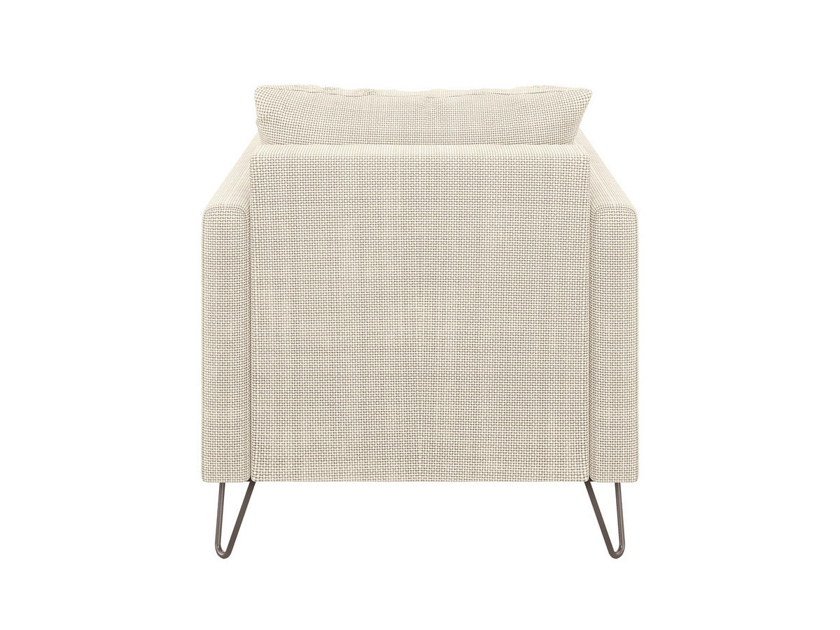 SESSEL Harmony Beige Chenille - Beige/Schwarz, Holz/Textil (80/85/100cm) - S-Style Möbel