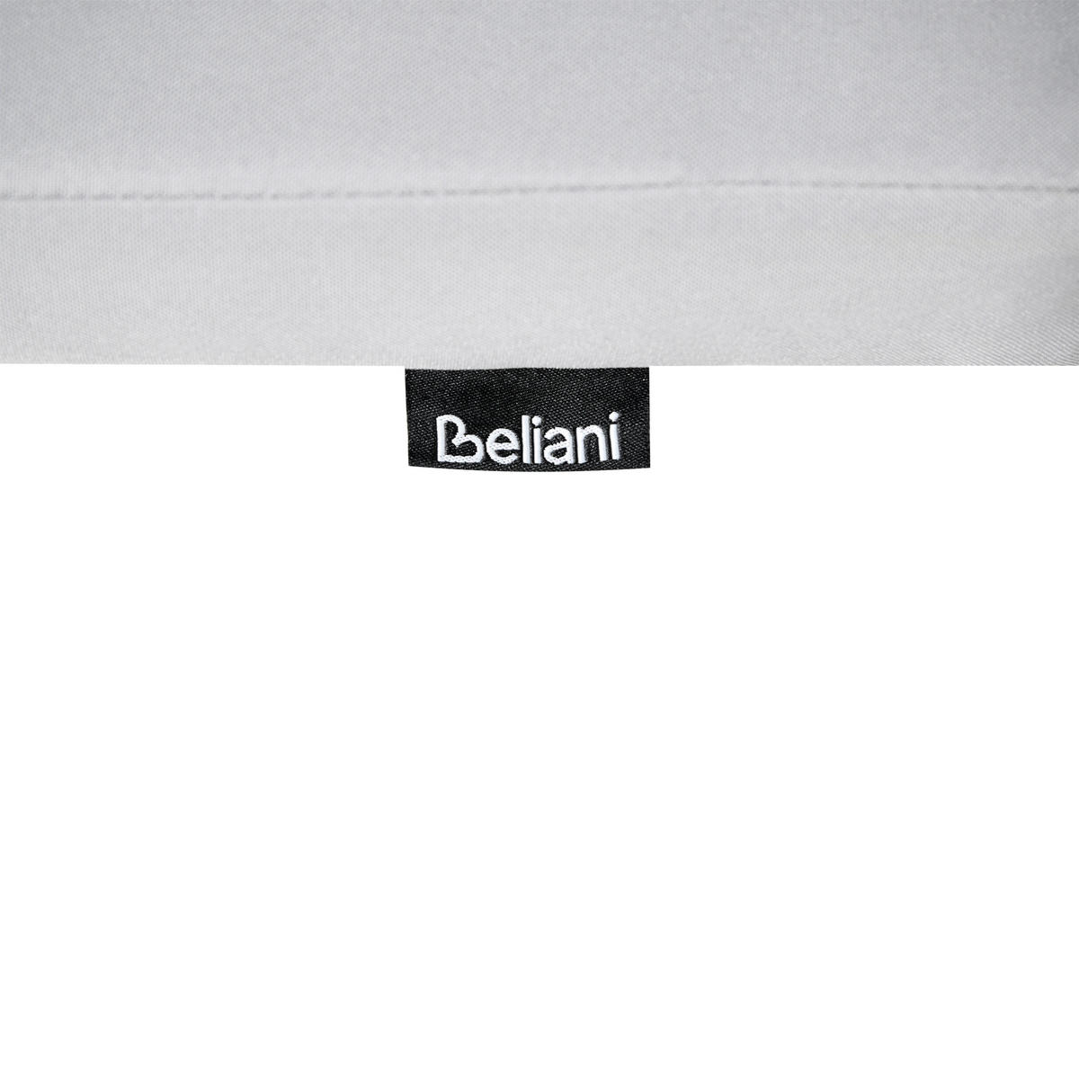 GARTENSTUHL 2er-Set Dunkelbraun/Hellgrau Amantea Premium - Dunkelbraun/Hellgrau, Holz (54/105/69cm) - Beliani