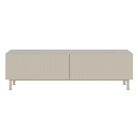 TV-LOWBOARD Veldio New Greige 140 cm - Taupe, Holzwerkstoff/Metall (140/46.5/31.6cm) - Selsey
