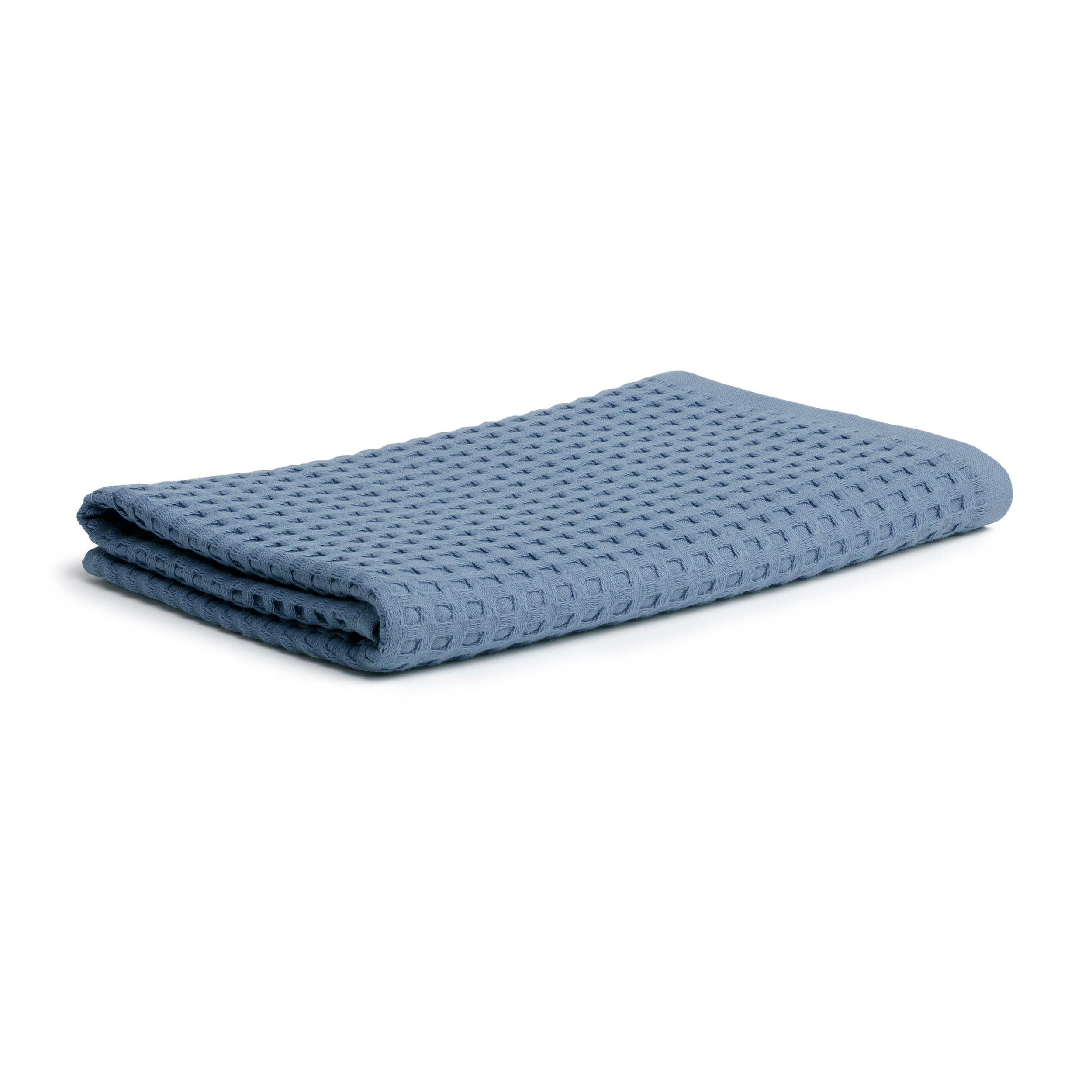 DUSCHTUCH PIQUÉE - Blau, Textil (70/140cm) - MÖVE