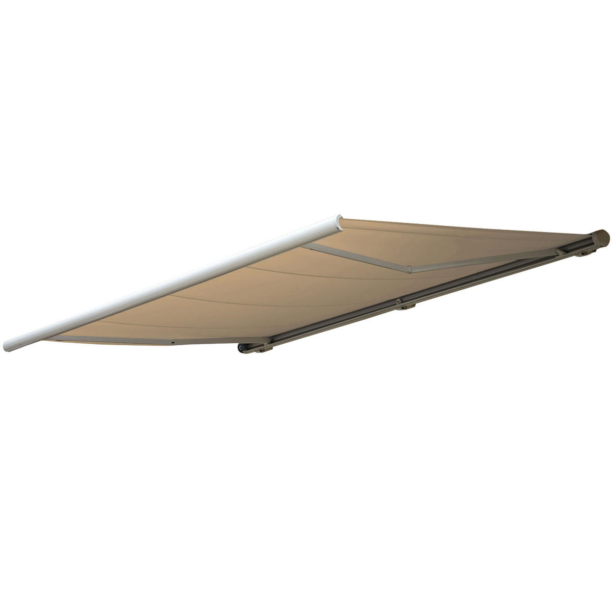 ELEKTRISCHE KASSETTENMARKISE Cremeweiß - Weiß, Textil (400/23/300cm) - MCW