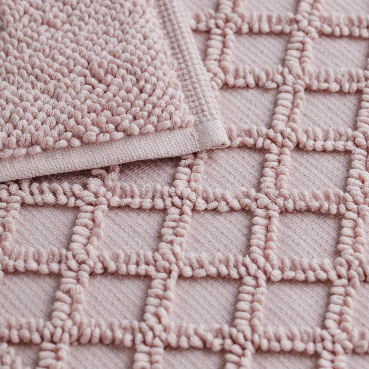 BADTEPPICH Wolteeri - Rosa, Textil (40/60cm) - home&you