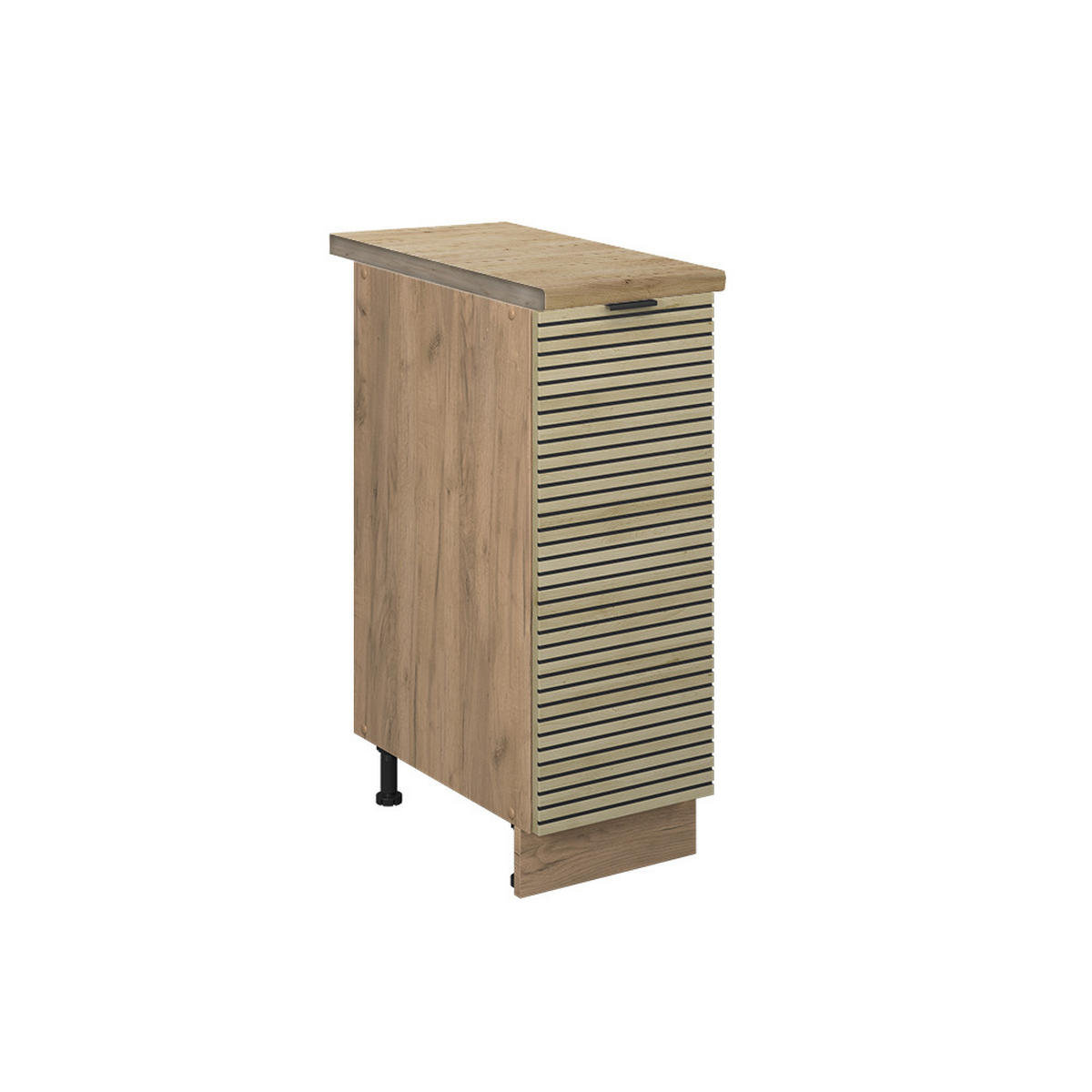 APOTHEKERSCHRANK Fame-Line Eiche Paneel 30 cm , AP Eiche - Honigeiche/Hellbraun, Holzwerkstoff (30/82/60cm) - Vicco