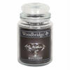 DUFTKERZE Woodbridge - Schwarz, Naturmaterialien/Glas (17cm)