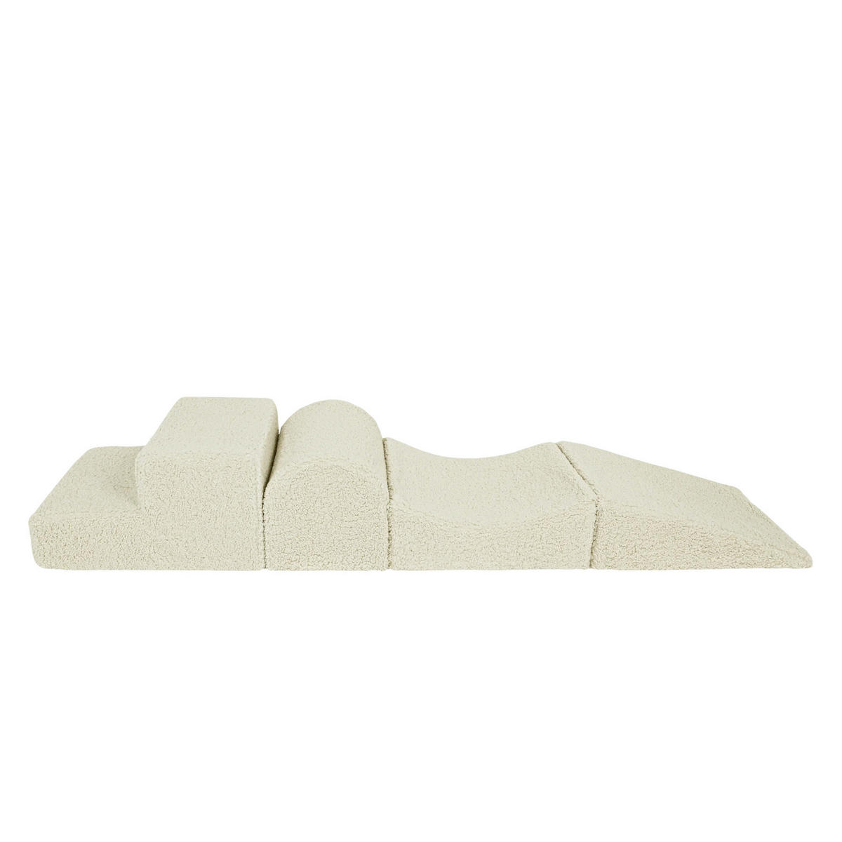 SCHAUMSTOFF-BAUSTEINE für Kinder, Bearly, Cremig - Creme, Textil (45/30/195cm) - MeowBaby
