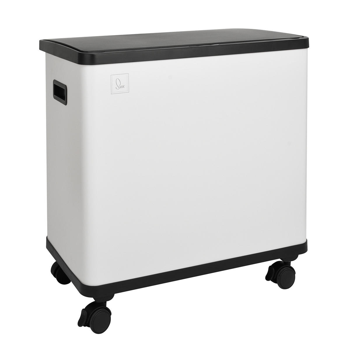 SENSORMÜLLEIMER SR3X18 54L Weiß - Weiß, Metall (58/60/35cm) - SVITA