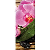 GLASBILD 30x80 cm Blumen - Gelb, Glas (30/80cm) - artissimo