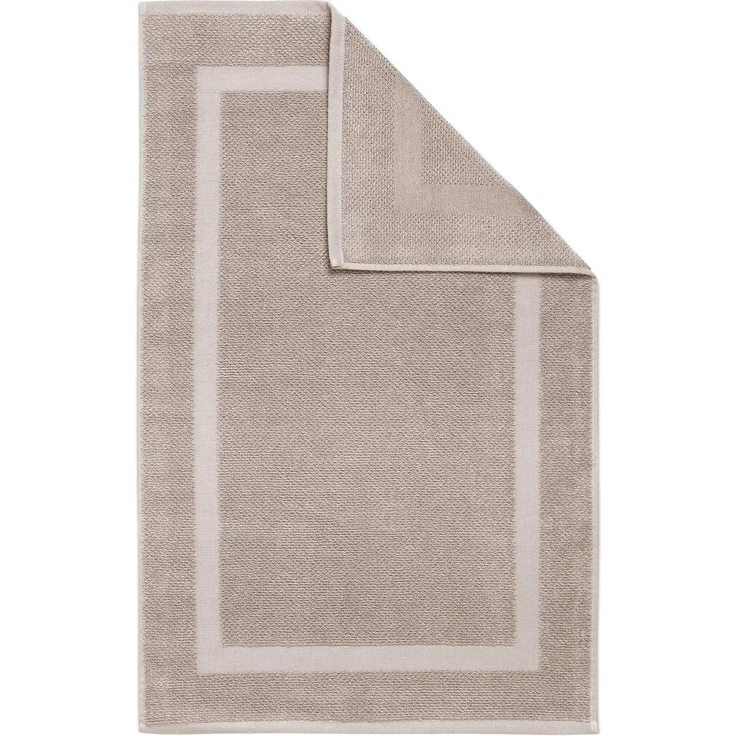 BADVORLEGER Spa Sandgrau 60 x 100 cm - Sandfarben, Textil (60/100cm) - Herzbach Home