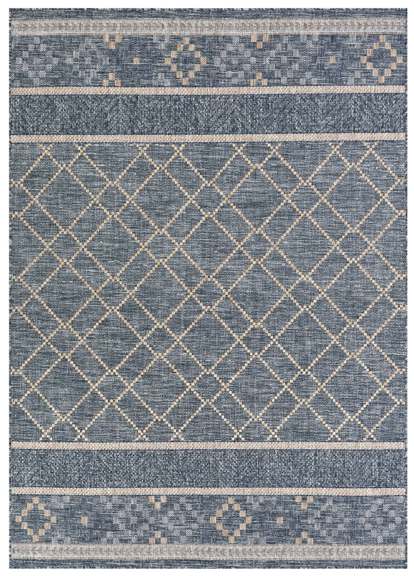 TEPPICH MELISSA BLAU 150/240 cm - Blau, Textil (150/240cm) - Tapiso