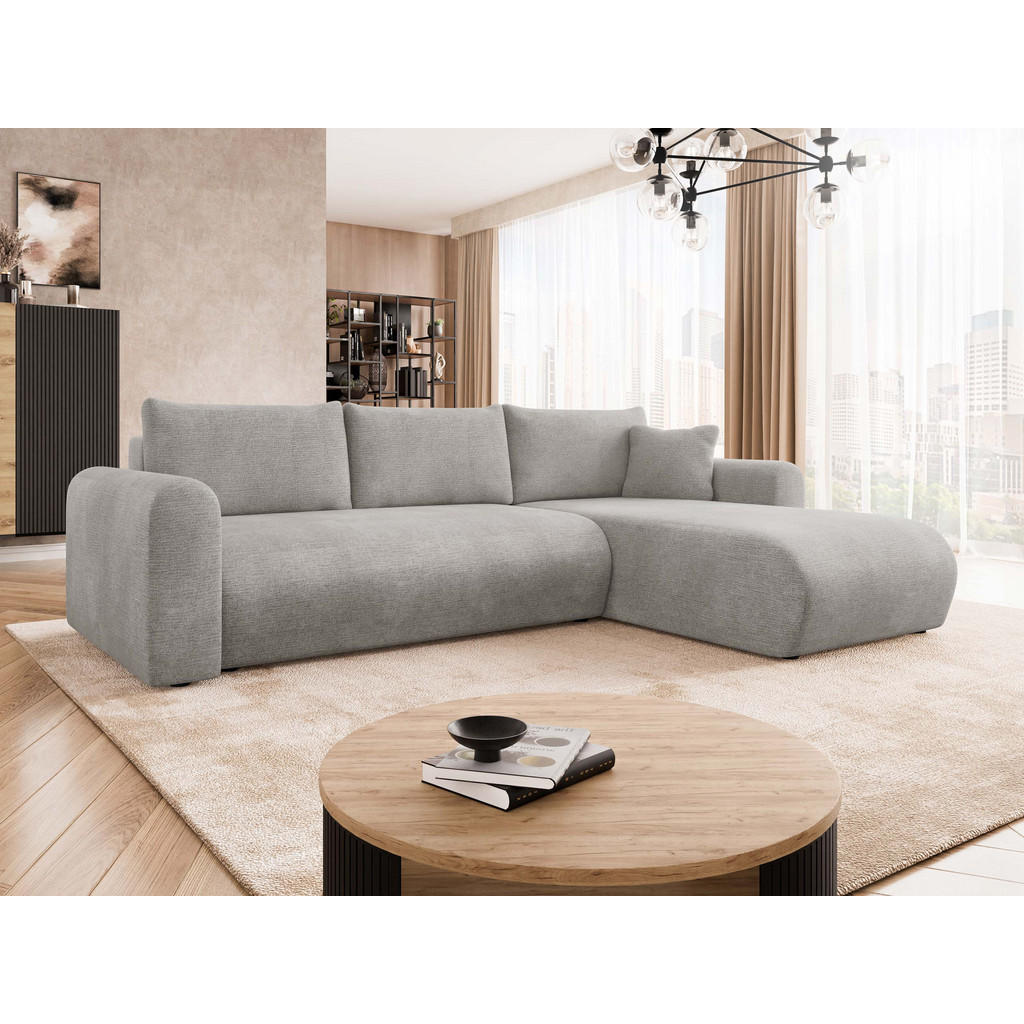 Thumbnail - Mirjan24 Ecksofa, Hellgrau, Textil, 5-Sitzer, L-Form,L-Form, 252x158 cm, Wohnzimmer, Sofas & Couches, Wohnlandschaften, ...