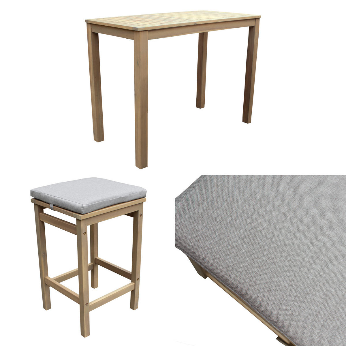 STEHIMBISS Aruba Sand 4 Plätze - Beige, Holz - Happy Garden