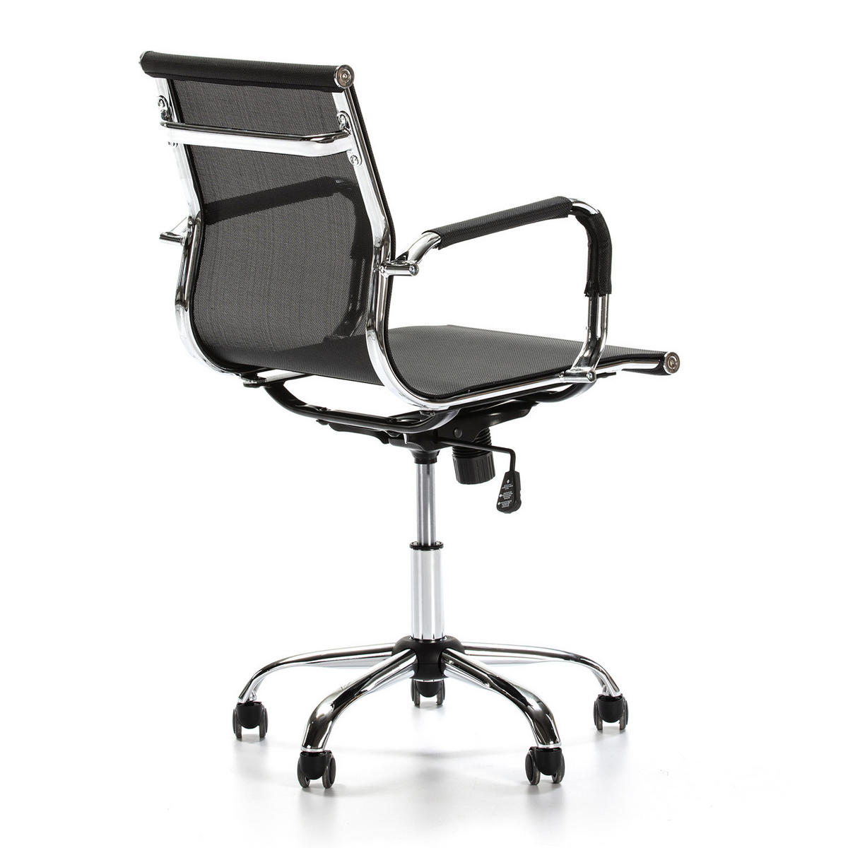 SCAUN rotativ Oxford cu funcție de pat - negru, material textil (53/92/61cm) - VS Venta-stock
