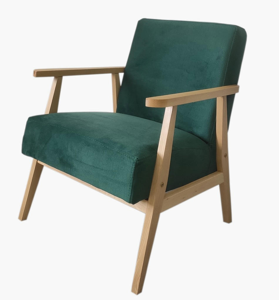 SESSEL Grün Retro - Grün, Textil (59/76/67cm) - Sepro Meble