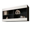 HÄNGEVITRINE TIVOLI HORIZONTAL 100, Weiss - Schwarz/Weiß, Glas/Holzwerkstoff (100/50/29.5cm) - Komodee