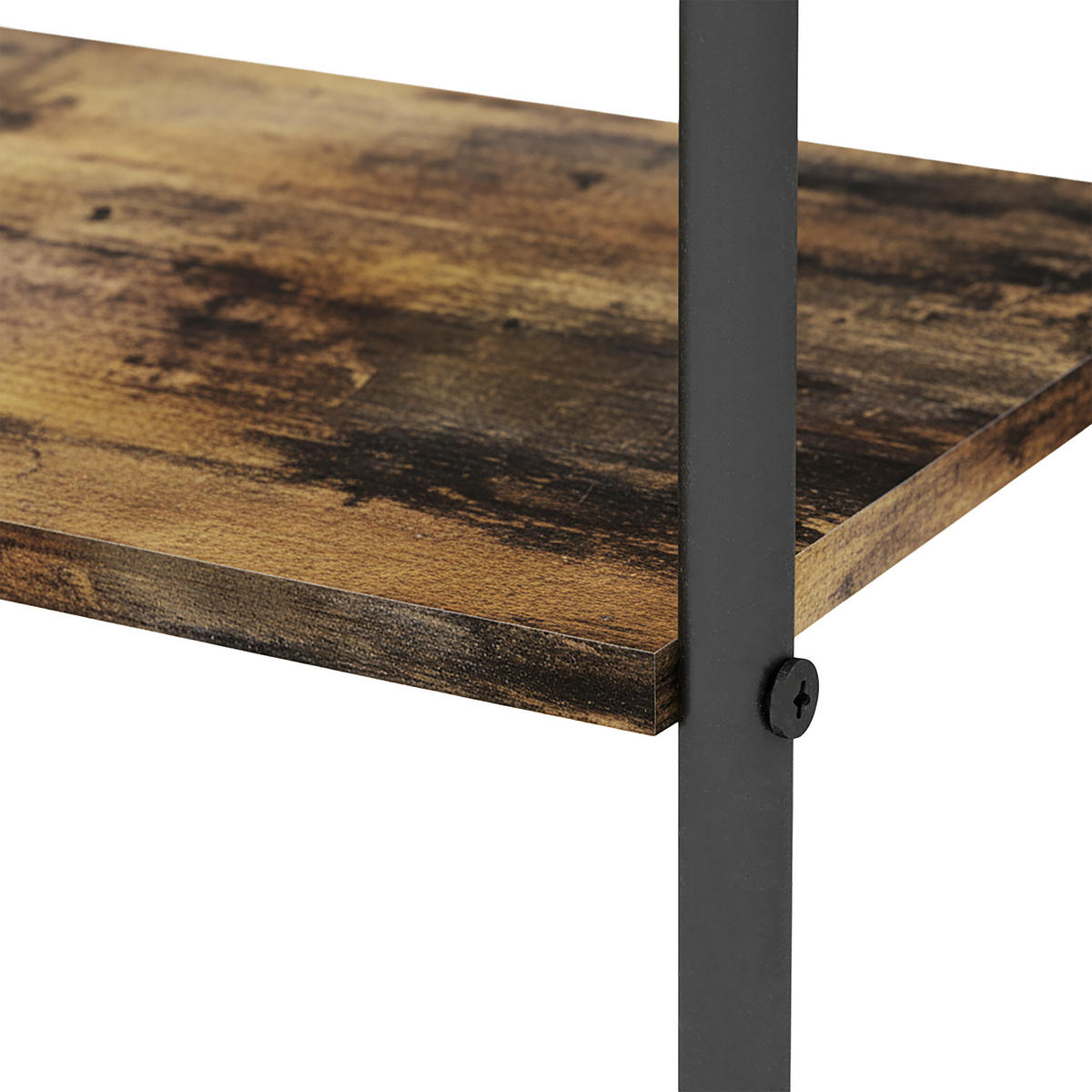 HANDTUCHSTÄNDER - Schwarz, Holzwerkstoff/Textil (41.5/79.5/28.5cm) - Relaxdays