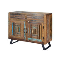 KOMMODE aus recyceltem Holz - Chromfarben, Holz (105/87/40cm) - Giner y Colomer