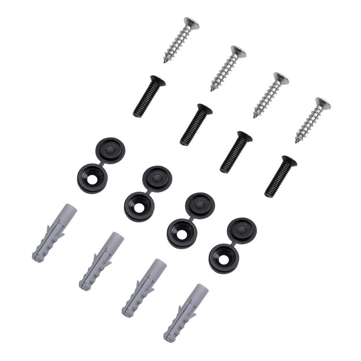 HANDTUCHREGAL 21/14.5/71 cm Wandmontage Haken Kohlenstoffstahl Schwarz - Schwarz, Metall (21/71/14.5cm) - Livingandhome