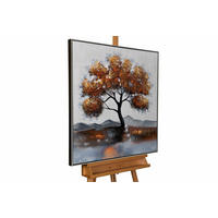 ACRYLBILD HANDGEMALT 80/80 cm - Grau, Textil (80/80cm) - KUNSTLOFT