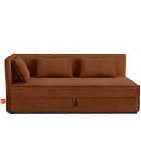 JUGENDBETT ROTI Einzelbett mit Bettkasten, 90x200cm, Bett mit Bonellmatratze, mit Rückenlehne - Rot/Schwarz, Holz/Holzwerkstoff (92/200cm) - KONSIMO®