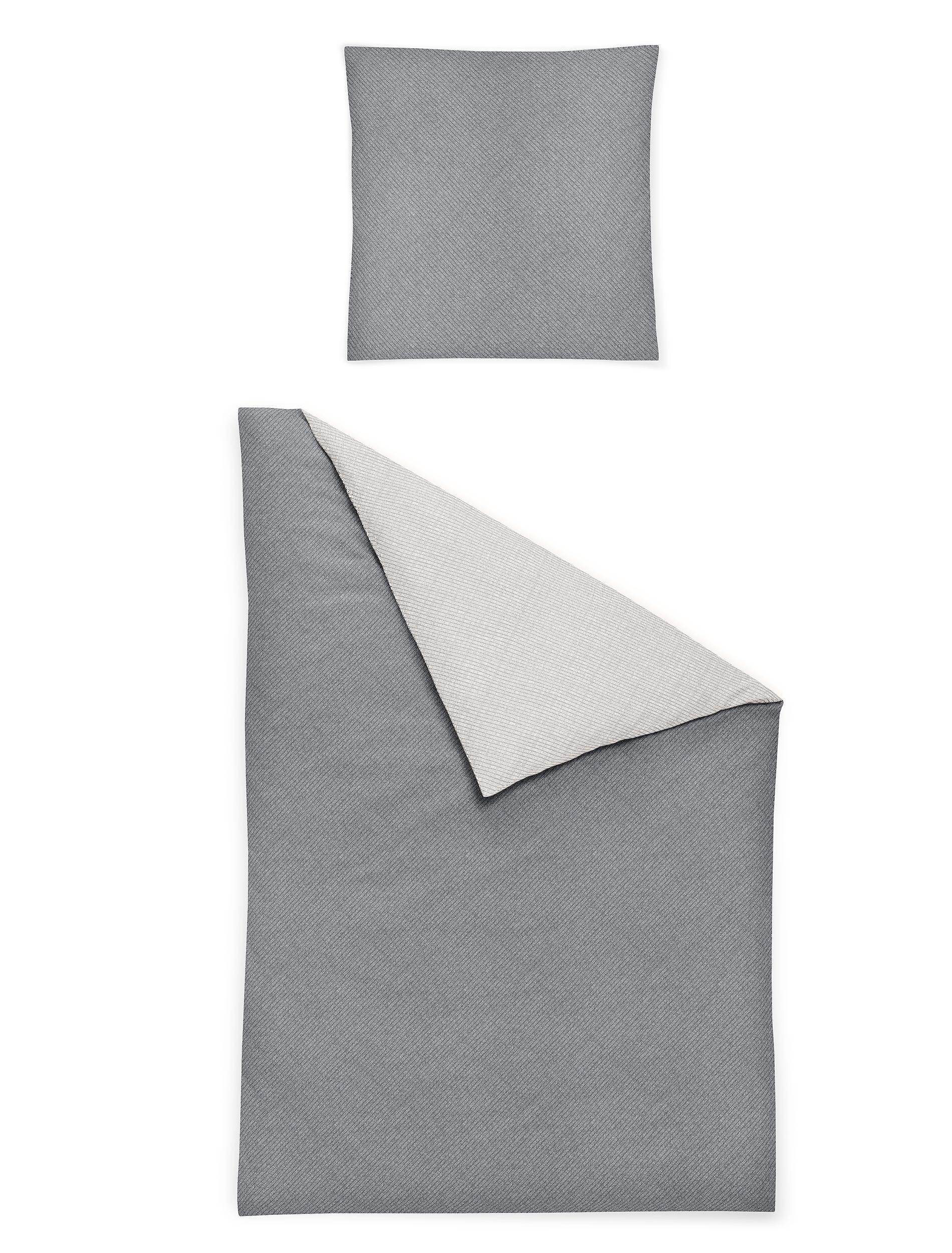 BETTWÄSCHE KOALA 8487 - Silberfarben, Textil (135/200cm) - Irisette