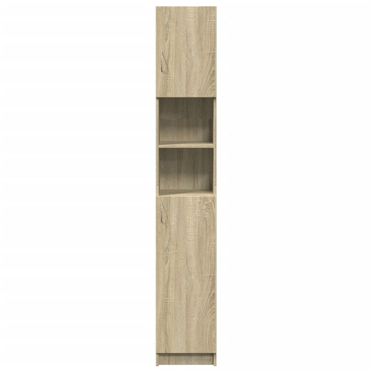 BADEZIMMERSCHRANK SONOMA-EICHE 32X25,5X190 CM HOLZWERKSTOFF - Sonoma Eiche, Holz (25.5/190/32cm) - vidaXL
