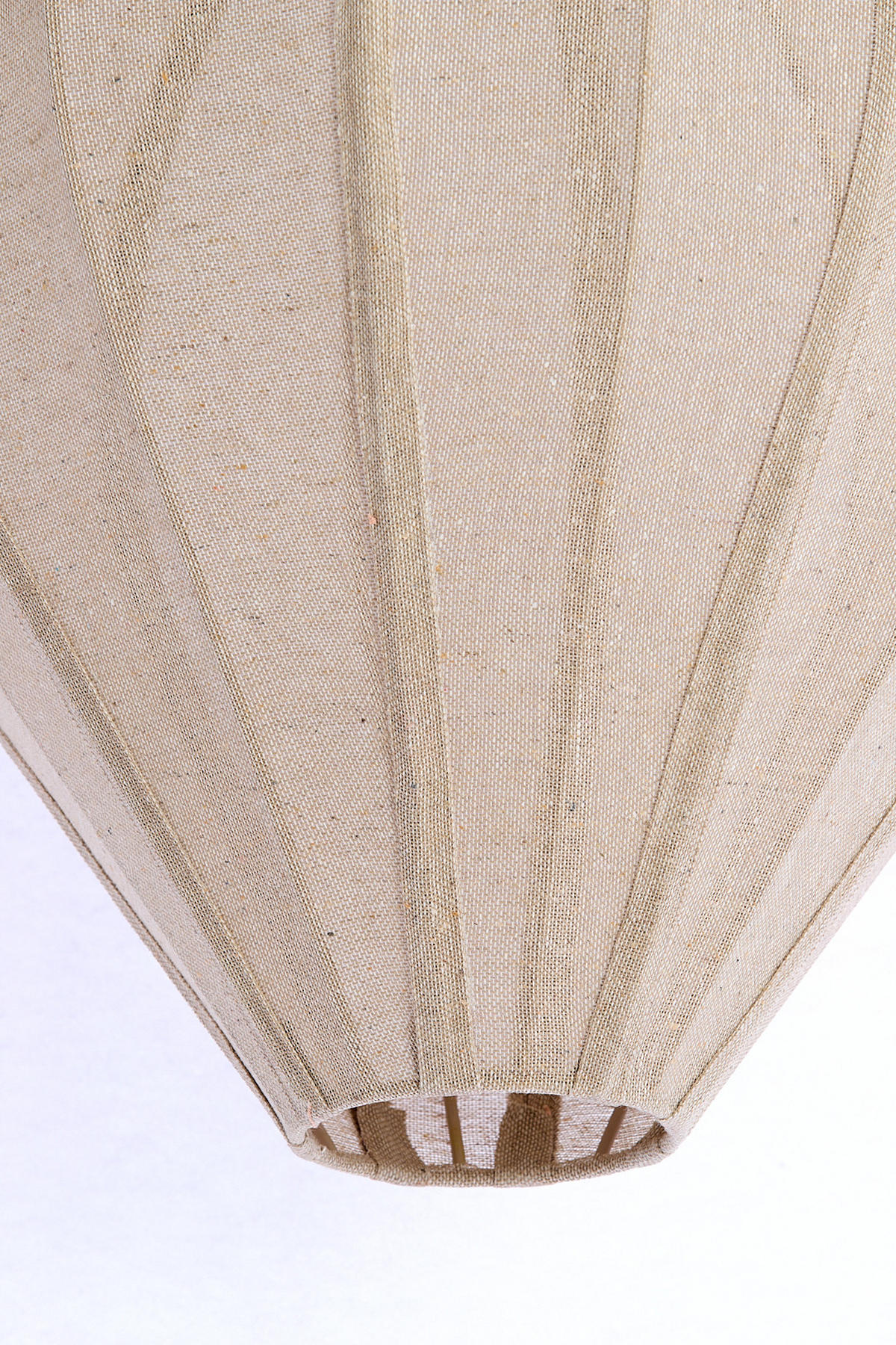 HÄNGELAMPE Pasto Weiß Ø31/38 cm - Weiß, Textil (31/31/38cm) - Light & Living