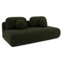 SOFA Grün OTO Ausziehbar Mit Bonnellfederung - Grün, Textil (206/90/92cm) - Sepro Meble