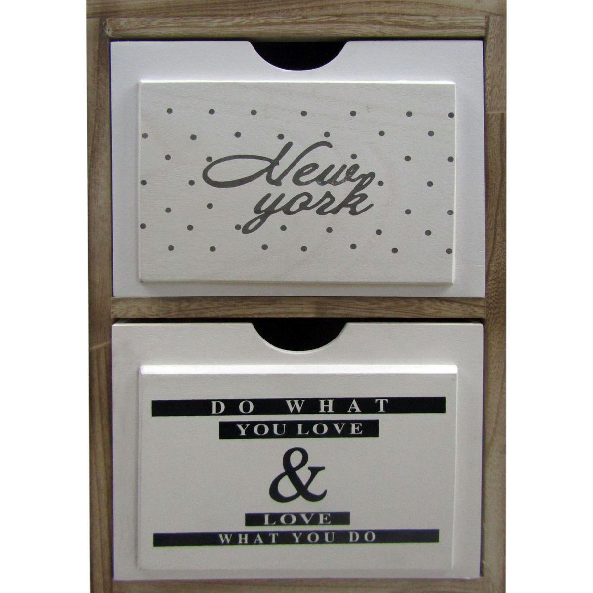 NACHTTISCH Weiß 24/30/79 cm - Weiß, Holz (24/79/30cm) - Mobili Rebecca