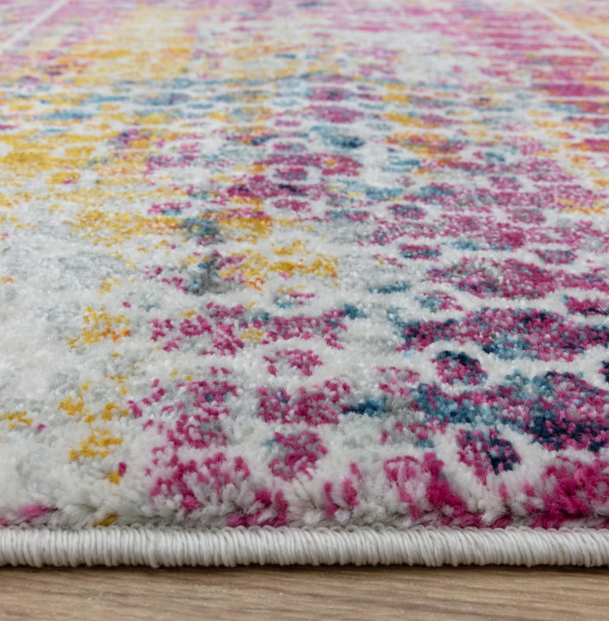 TEPPICH modern Flachgewebe BARLY Rosa 120 x 170 cm - Pink, Textil (120/170cm) - Novatrend