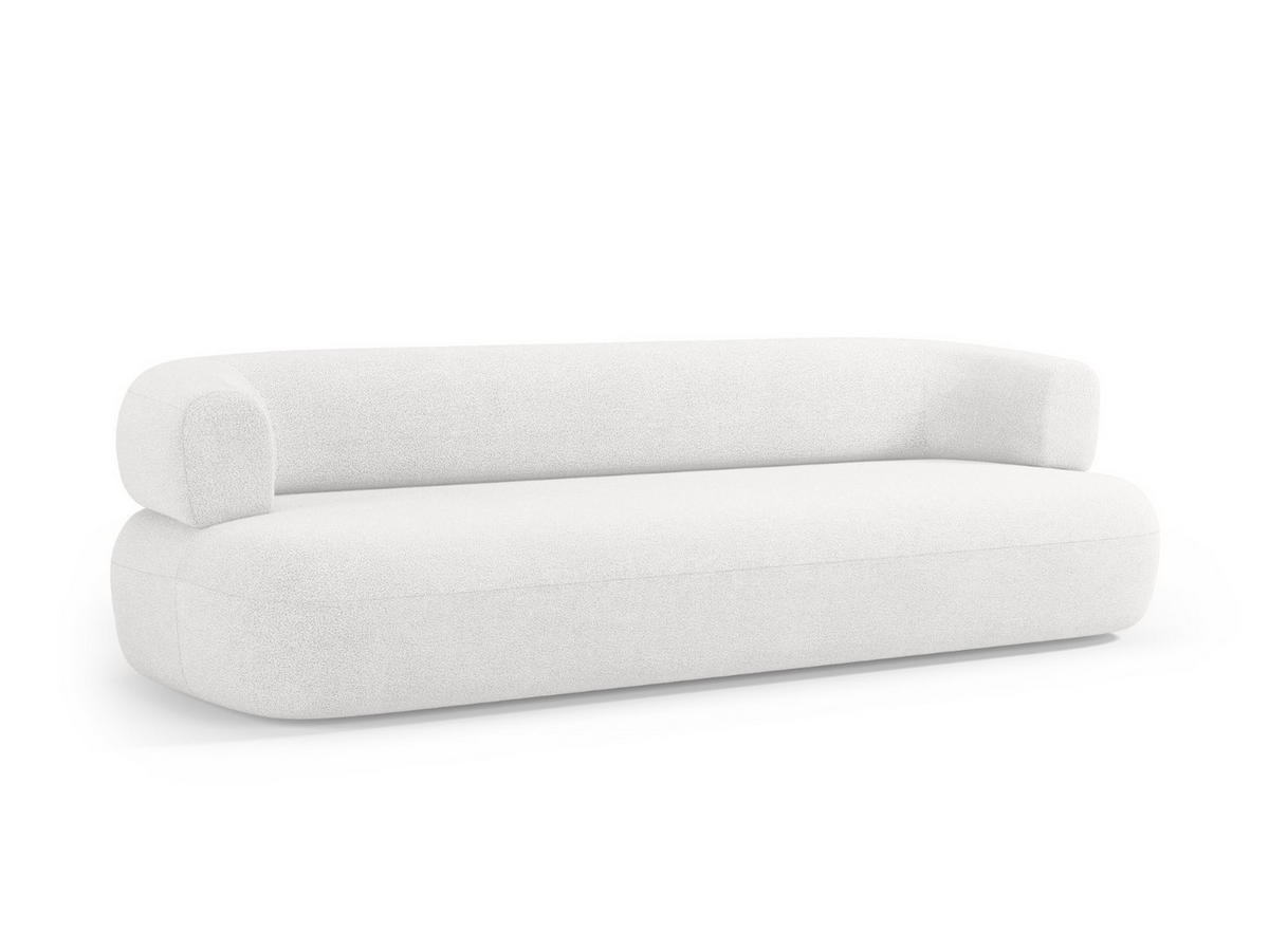 SOFA Jenny aus Boucle elfenbein 4 Sitzplätze - Creme, Textil (90/73/226cm) - Micadoni