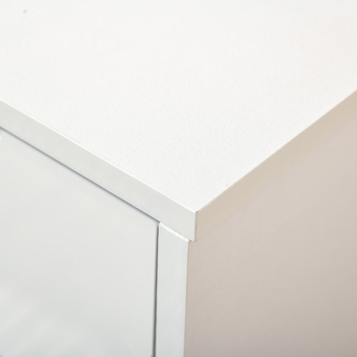 SCHUHSCHRANK DE-14975 3 Klapptüren & Schublade Weiß - Weiß, Holzwerkstoff (62/135/24cm) - ComfortXL