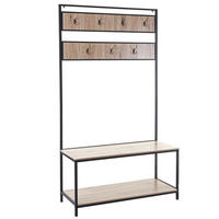 STANDGARDEROBE Braun - Braun, Holzwerkstoff (102/184/41cm) - MCW