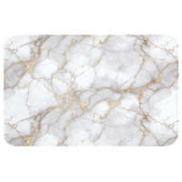 TEPIH ZA KUPAONICU Tekstura 80x50 cm - bijela, tekstil/plastika (80/50cm) - OnlyWow