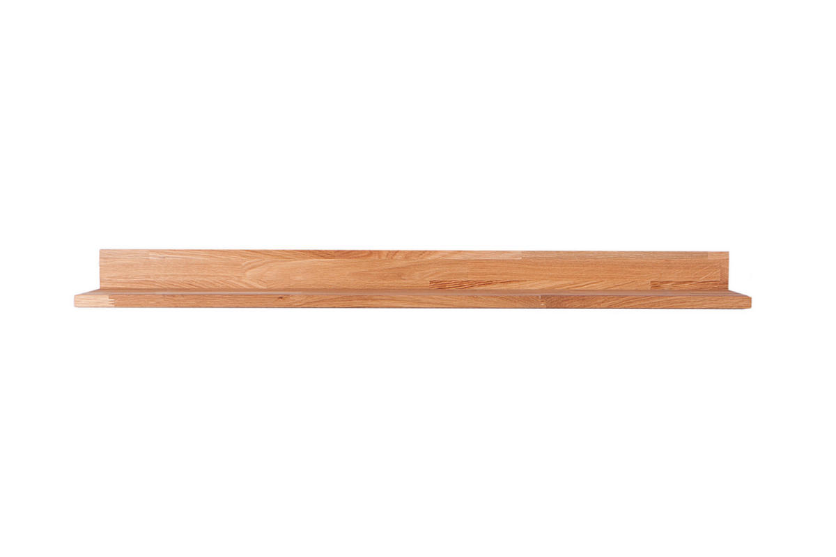WANDBOARD Heidi geölt Eiche Eichenbraun 8x100x20cm - Eichefarben, Holz (100/8/20cm) - DELUKE