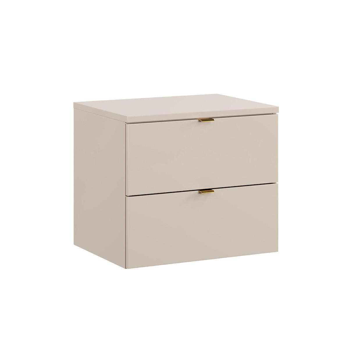 WASCHTISCHUNTERSCHRANK 60.6cm Azel Kaschmir - Beige, Holzwerkstoff (60.6/52/46cm) - Petits-meubles