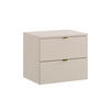 WASCHTISCHUNTERSCHRANK 60.6cm Azel Kaschmir - Beige, Holzwerkstoff (60.6/52/46cm) - Petits-meubles