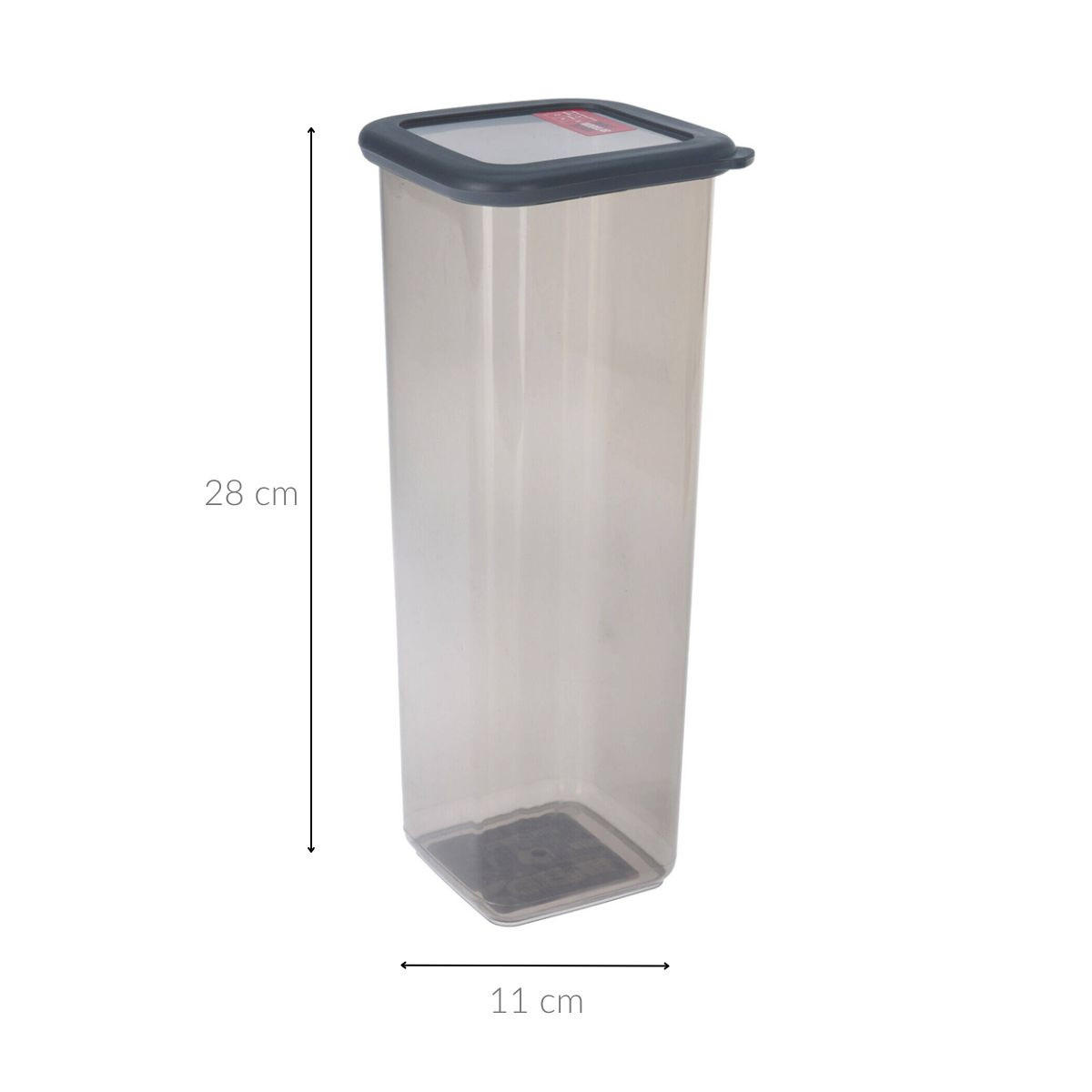 LEBENSMITTELBEHÄLTER Kunststoff Smart Modular 2000 ml - Grau, Kunststoff (11/28/11cm)