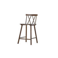 BARHOCKER MOLLOSTROM Braun 43x44x90 cm - Braun, Holz (43/90/44cm) - FURNLUX