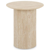 BEISTELLTISCH TEBUR beige - Beige, Holzwerkstoff (45/45/50cm) - IDIMEX