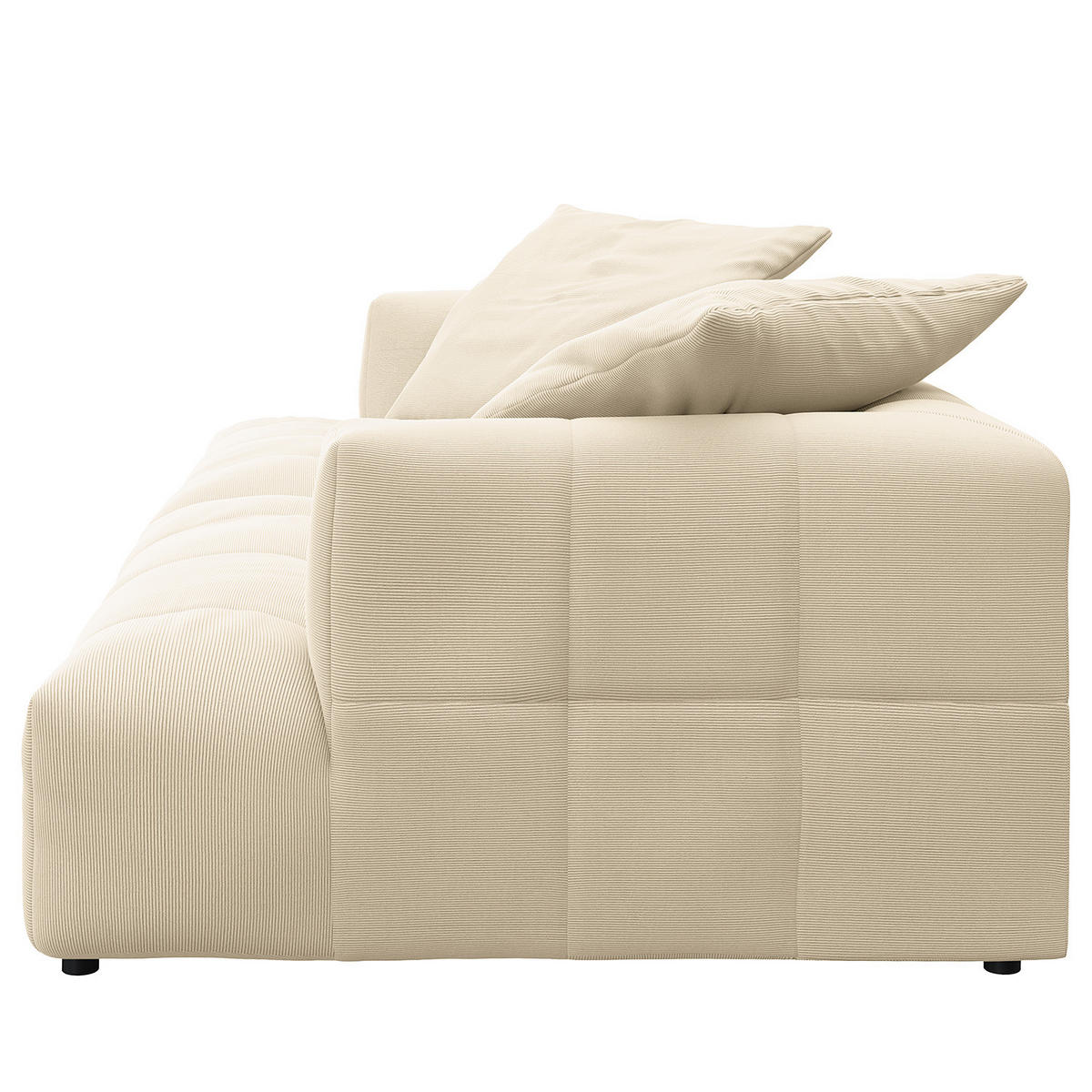 BIGSOFA - Beige, Holz/Kunststoff (272/70/126cm) - home24