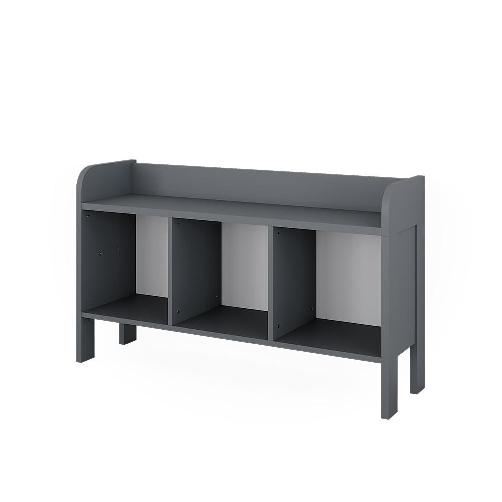 KINDERSITZBANK Ajaton Grau 107.2 x 63.8 cm - Grau, Holzwerkstoff (107.2/63.8/30.6cm) - VitaliSpa