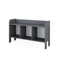 KINDERSITZBANK Ajaton Grau 107.2 x 63.8 cm - Grau, Holzwerkstoff (107.2/63.8/30.6cm) - VitaliSpa