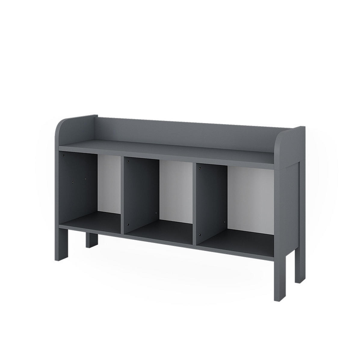 KINDERSITZBANK Ajaton Grau 107.2 x 63.8 cm - Grau, Holzwerkstoff (107.2/63.8/30.6cm) - VitaliSpa