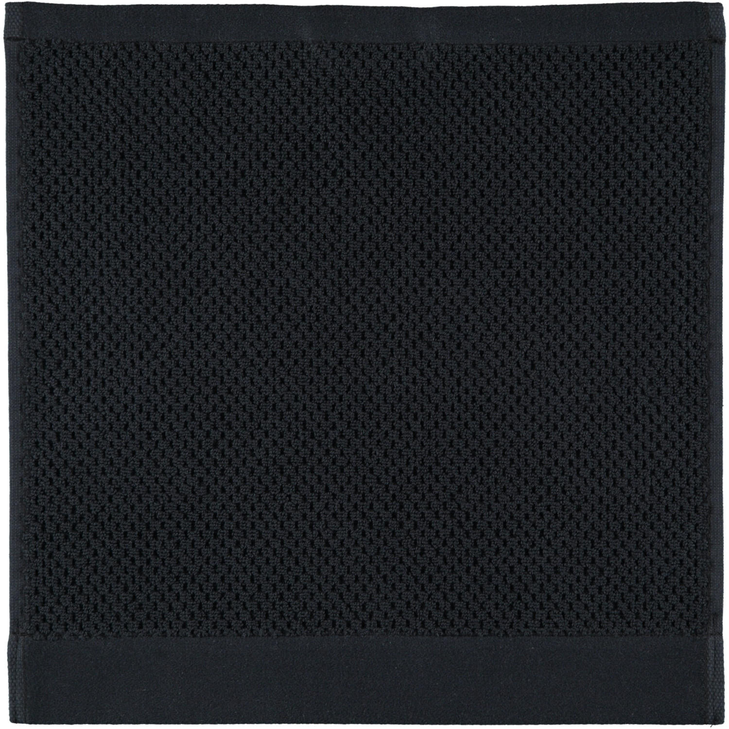 SEIFTUCH BARONESSE SCHWARZ - 15 - Schwarz, Textil (30/30cm) - Rhomtuft