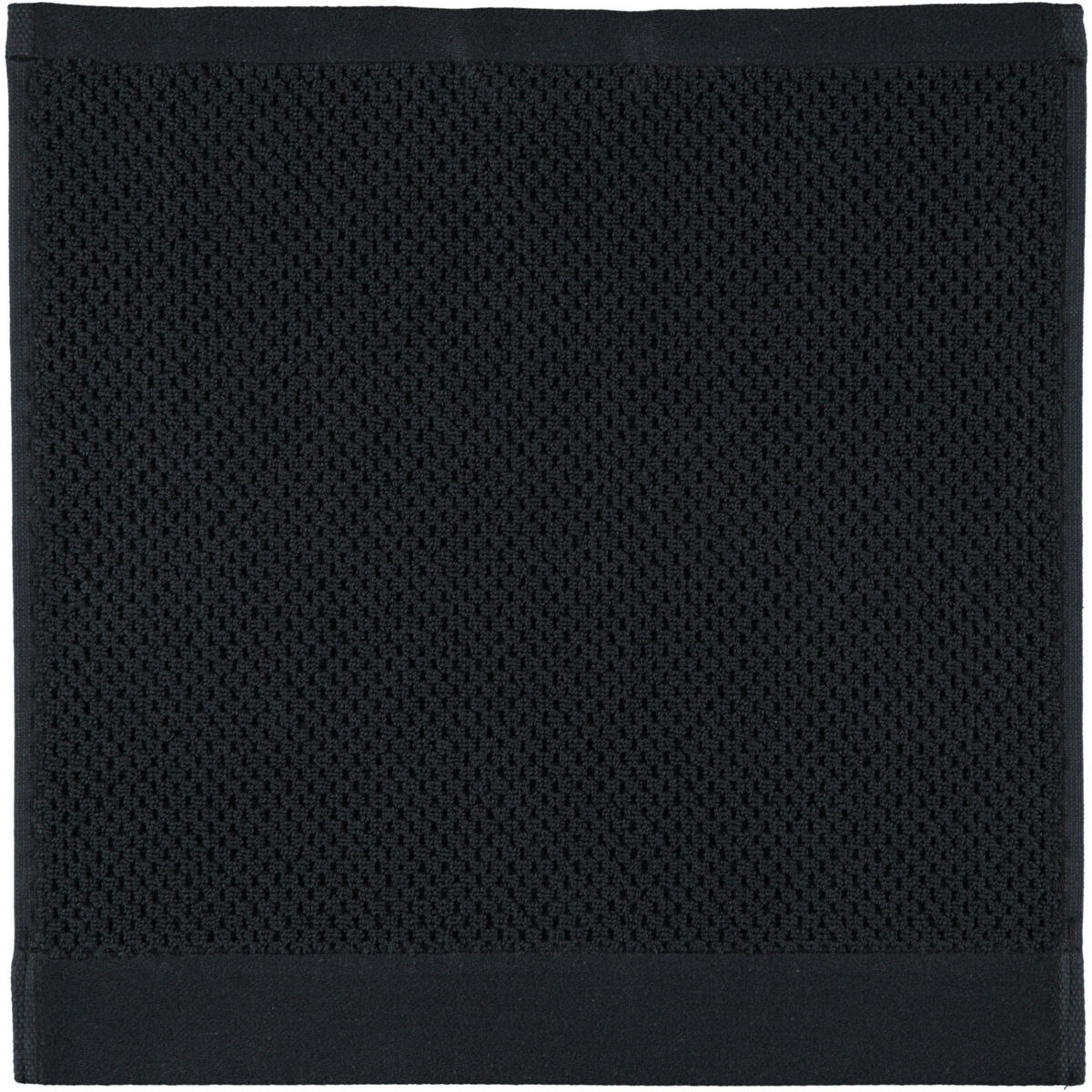 SEIFTUCH BARONESSE SCHWARZ - 15 - Schwarz, Textil (30/30cm) - Rhomtuft