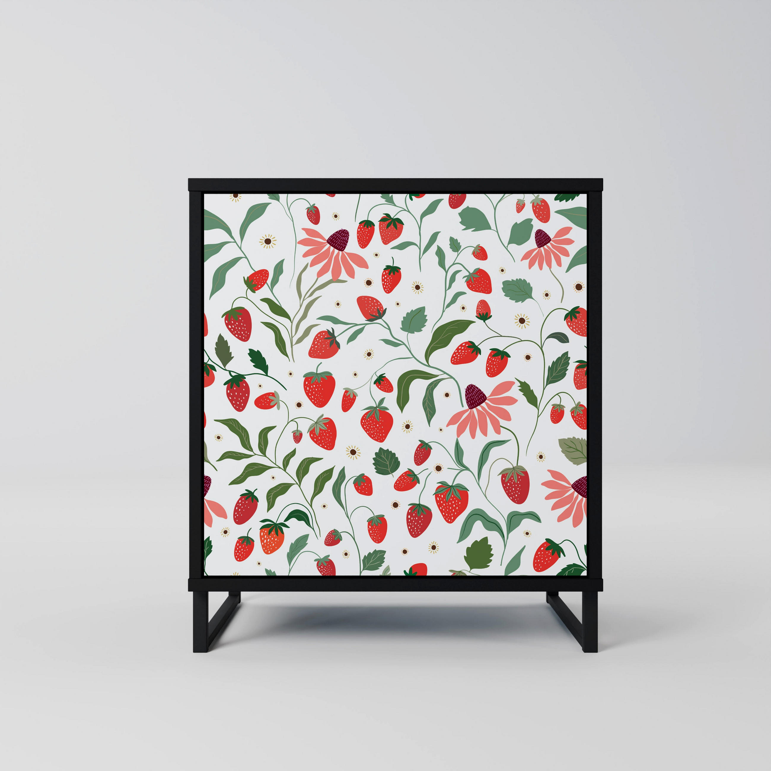 SpaceRebels Sideboard Schwarz 57.5x67.5x42 cm