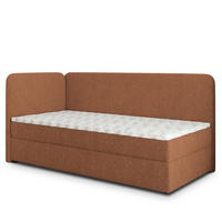 BOXBETT GINA 80x200 cm mit Matratze und Topper, H2+H3 - Kupferfarben - Kupferfarben, Holz (80/200cm) - MASSENO