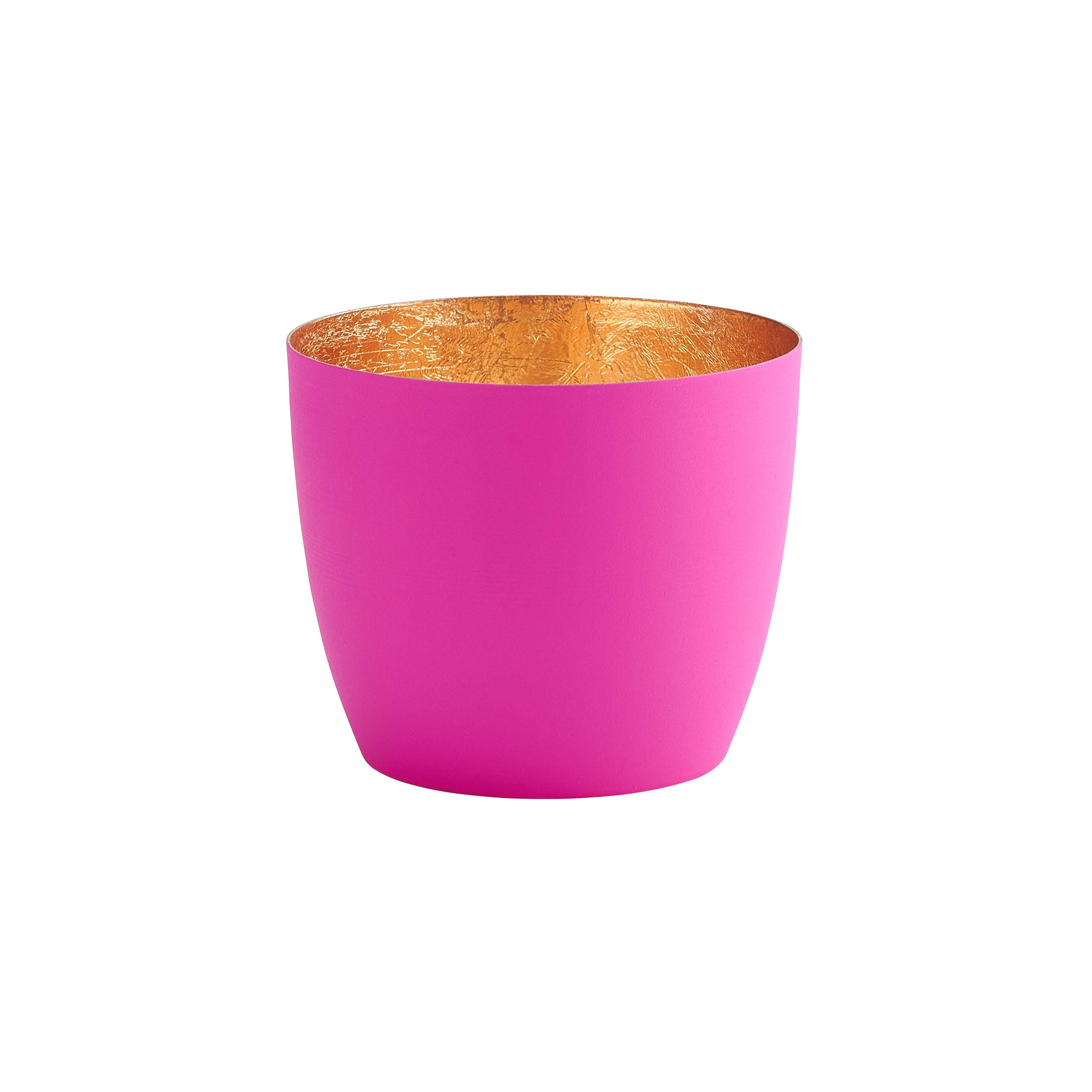 TEELICHTHALTER Madras M, Eisen, Neon Pink, 8.5 cm - Pink, Metall (9cm) - Gift Company